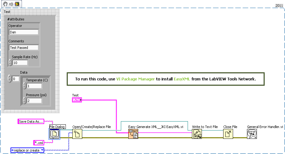 Painless LabVIEW Test Data Management with XML & Excel