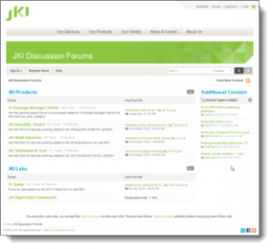 JKI Discussion Forums
