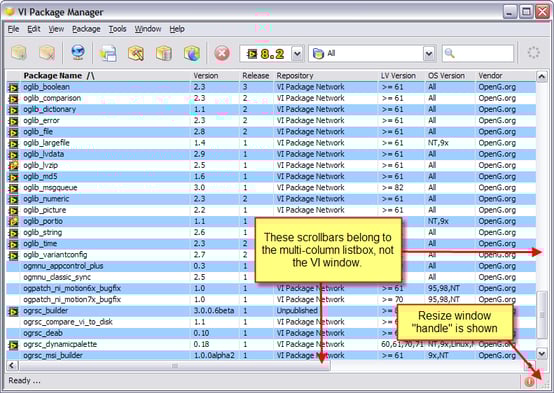 VIPM Window