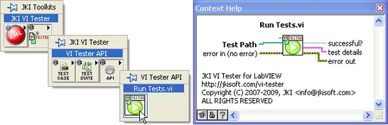 VI Tester's Programmatic API